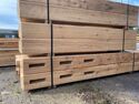 Cypress morticed posts made at Ponderosa Timber & Hardware 