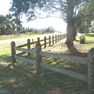 Bollard Post and Rail Fence